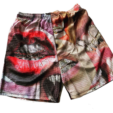 Grillz Cut and Sew Mesh Shorts