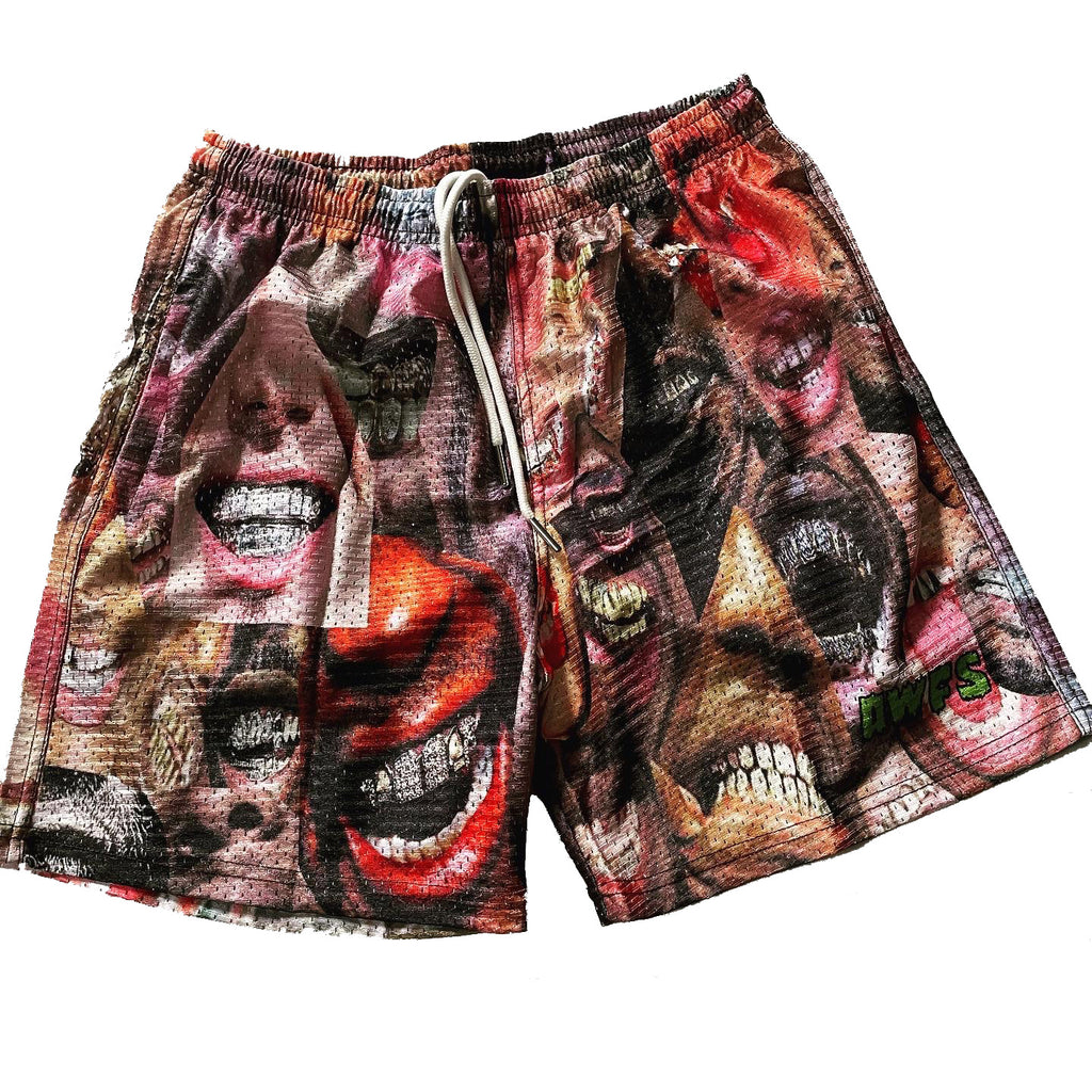 Grillz Cut and Sew Mesh Shorts